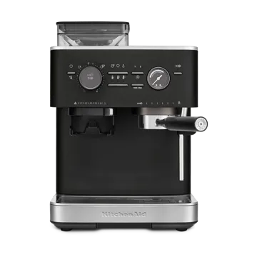 KitchenAid halvautomatisk espressomaskin med kvern - Cast iron black - KitchenAid