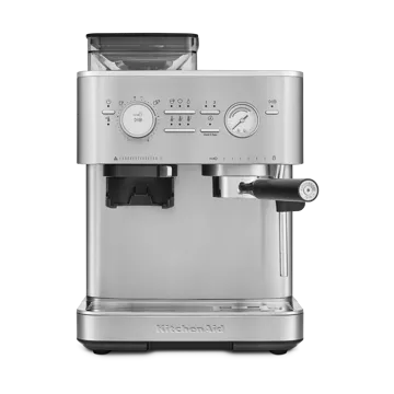 KitchenAid halvautomatisk espressomaskin med kvern - Stainless steel - KitchenAid