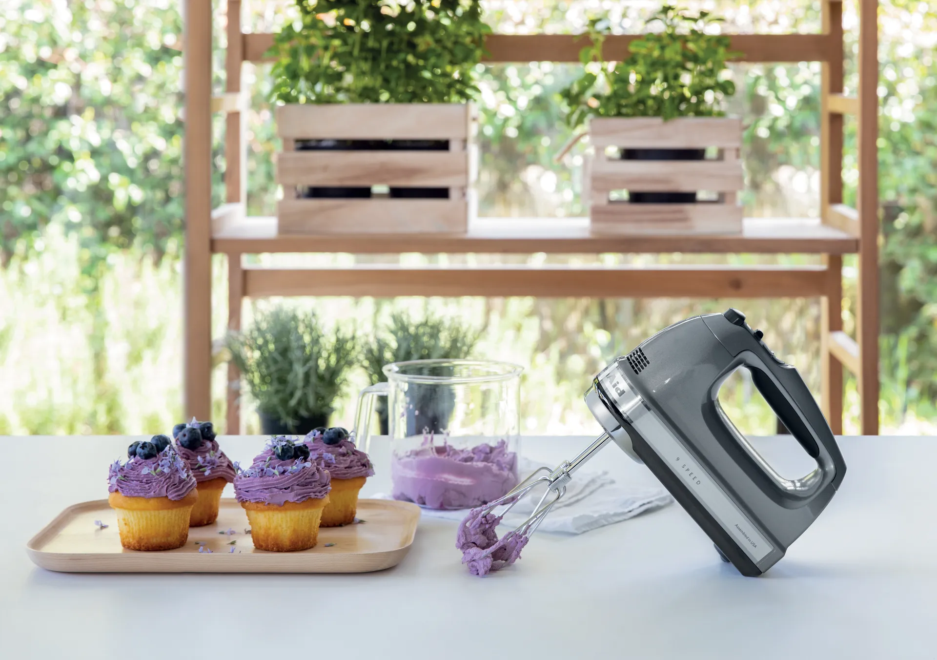 KitchenAid håndmikser med 9 hastigheter 85W, Contour silver KitchenAid