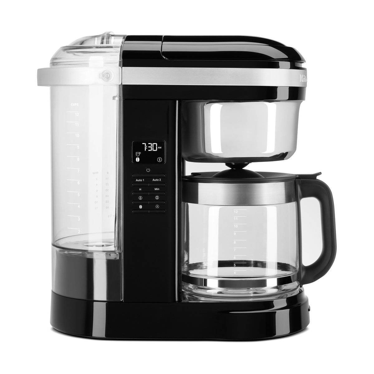 KitchenAid kaffetrakter 12 kopper 1,7 L Onyx black | Skandinavisk Design | Svart