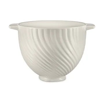 KitchenAid keramikkbolle dobbelt håndtak 4,7 L - Meringue - KitchenAid