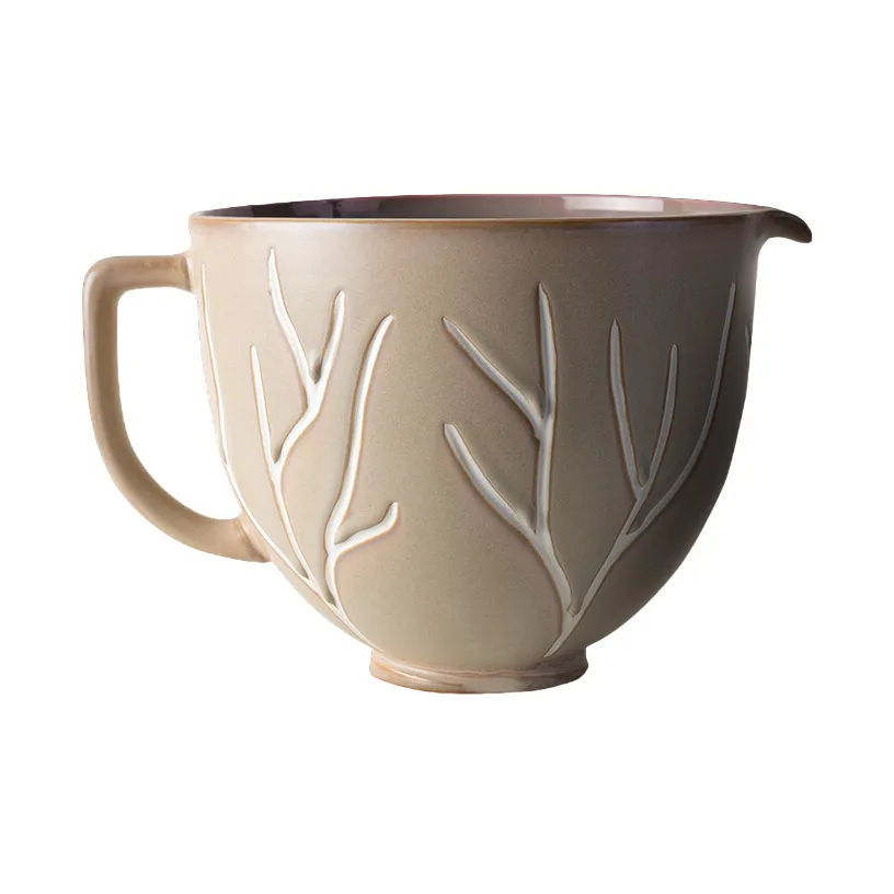 KitchenAid keramikkbolle med håndtak 4,7 L, Bare trees KitchenAid