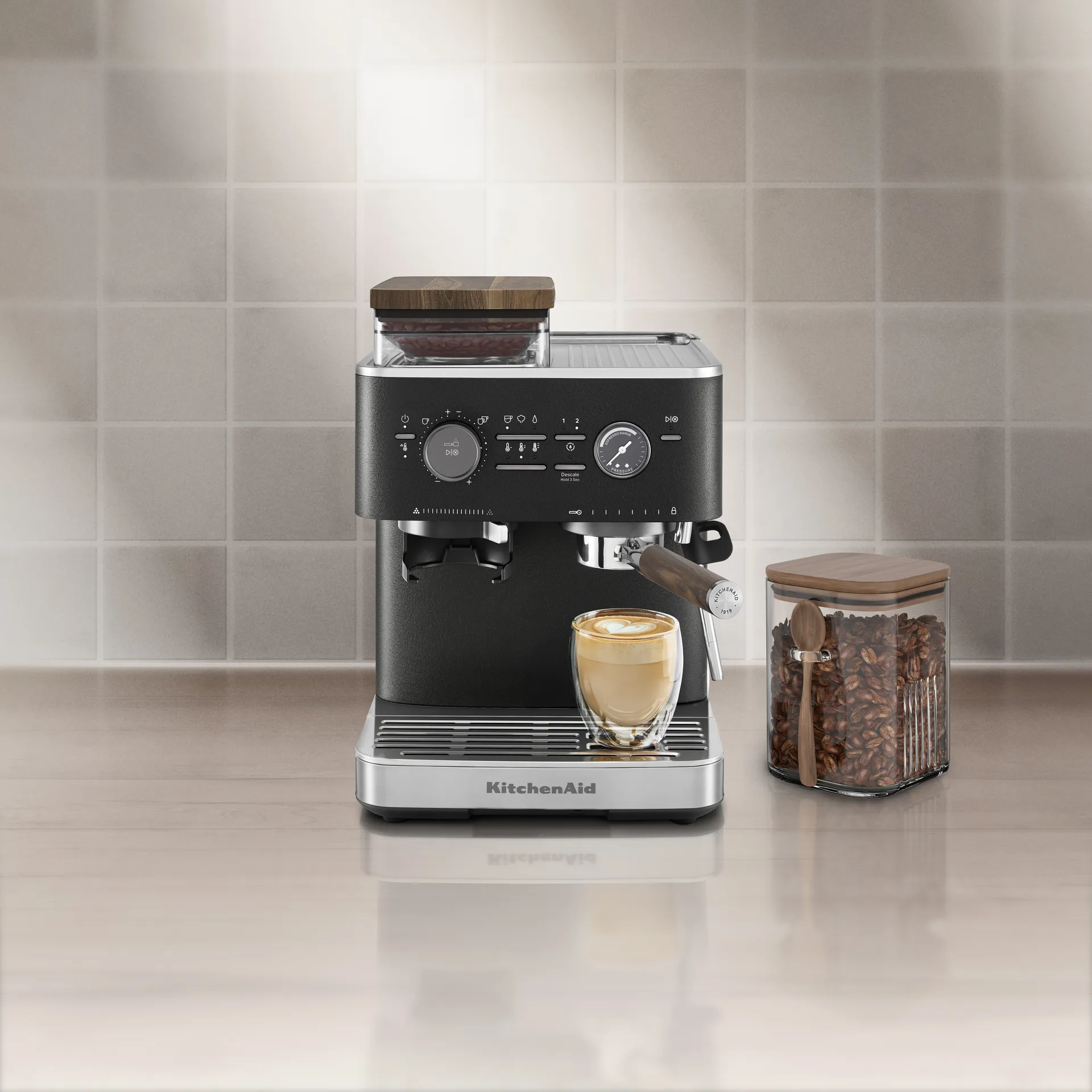 Tilbehørsett til espressomaskin, Walnut KitchenAid