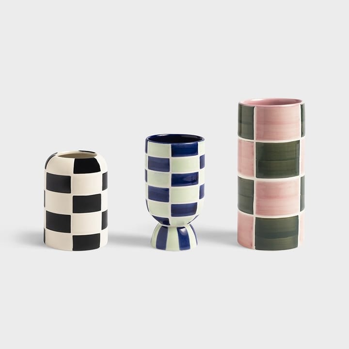 Carré vaseke sett med 3 multi, Multi &Klevering