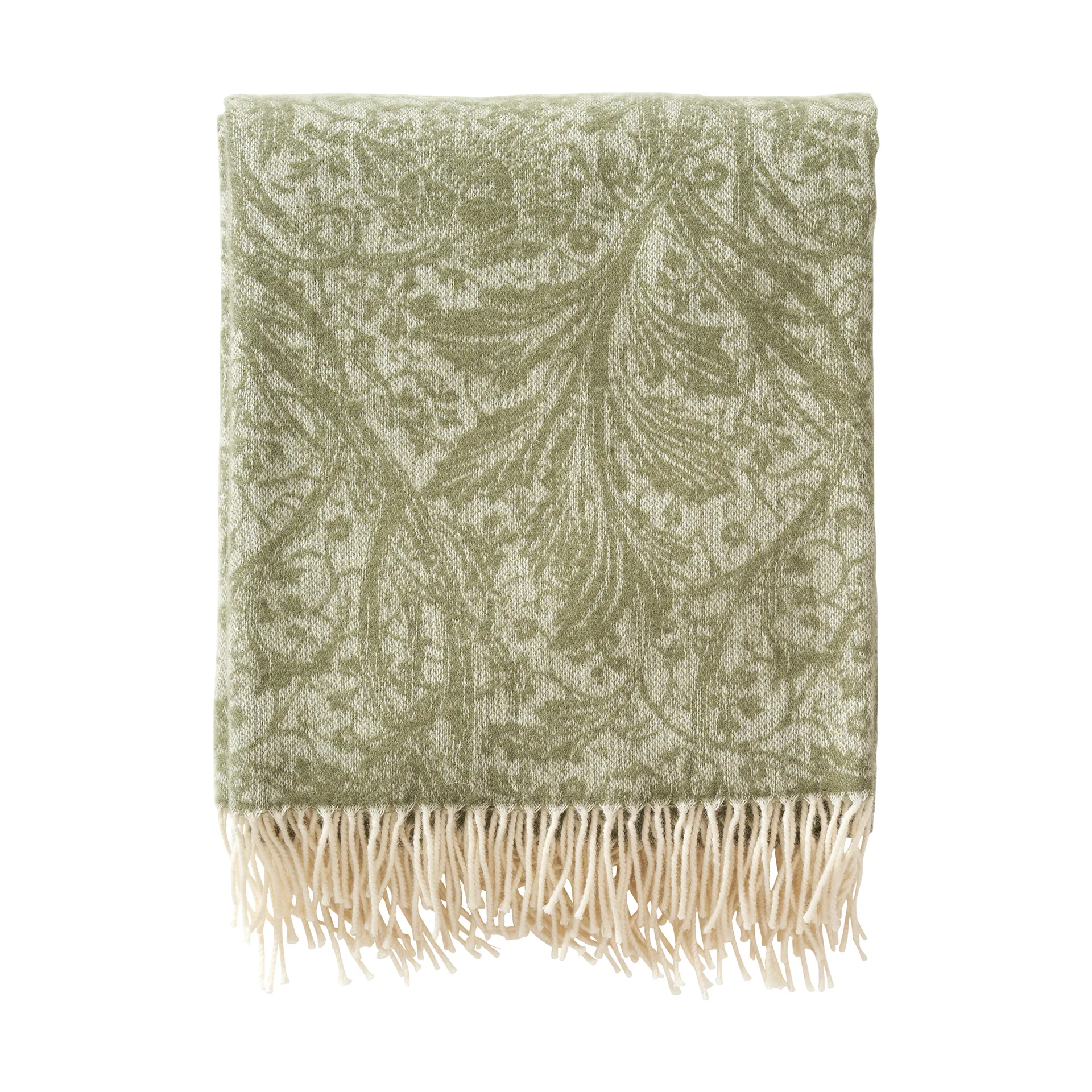 Arcadia pledd 130 x 180 cm, Oliven Klippan Yllefabrik