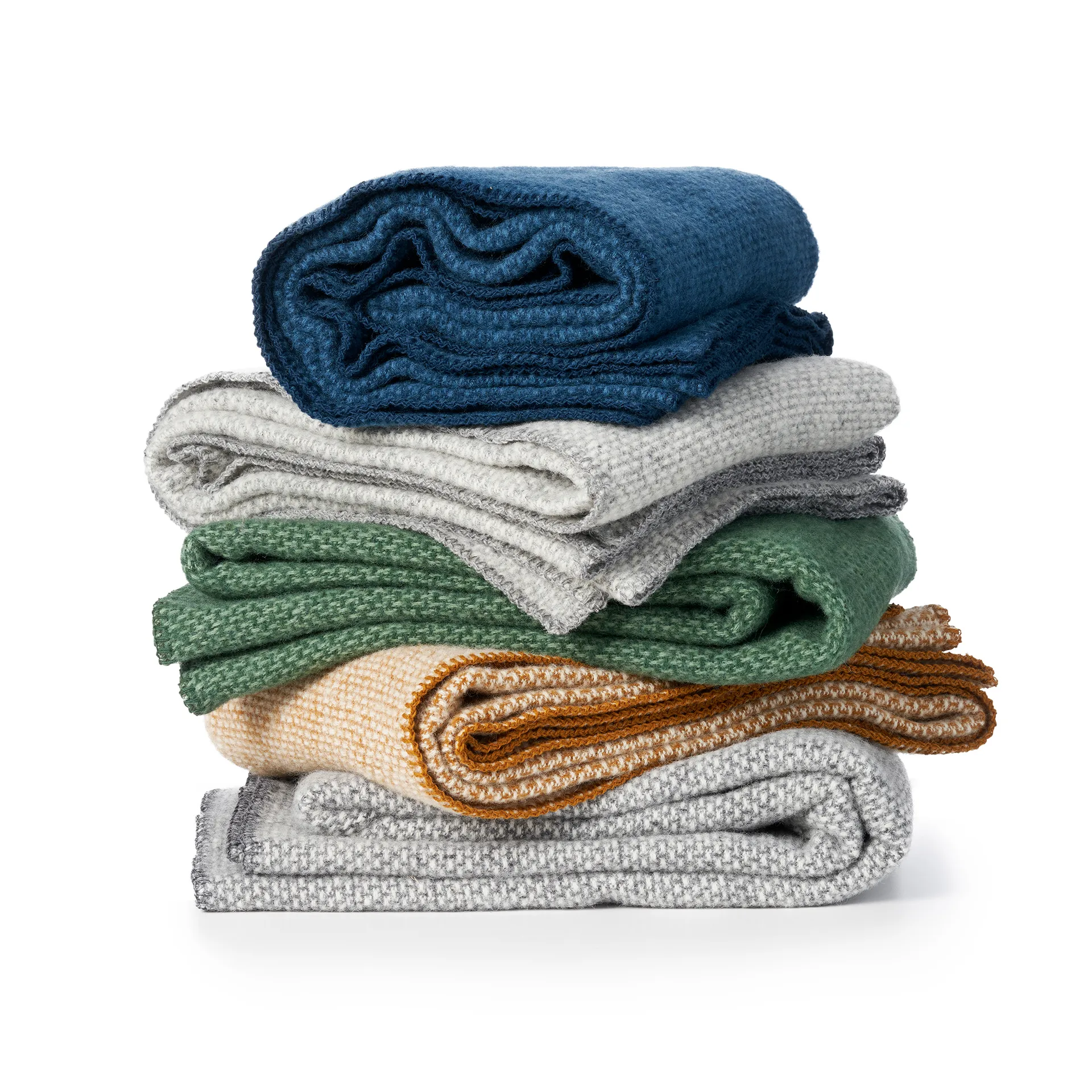 Domino pledd ull, Crème caramel Klippan Yllefabrik