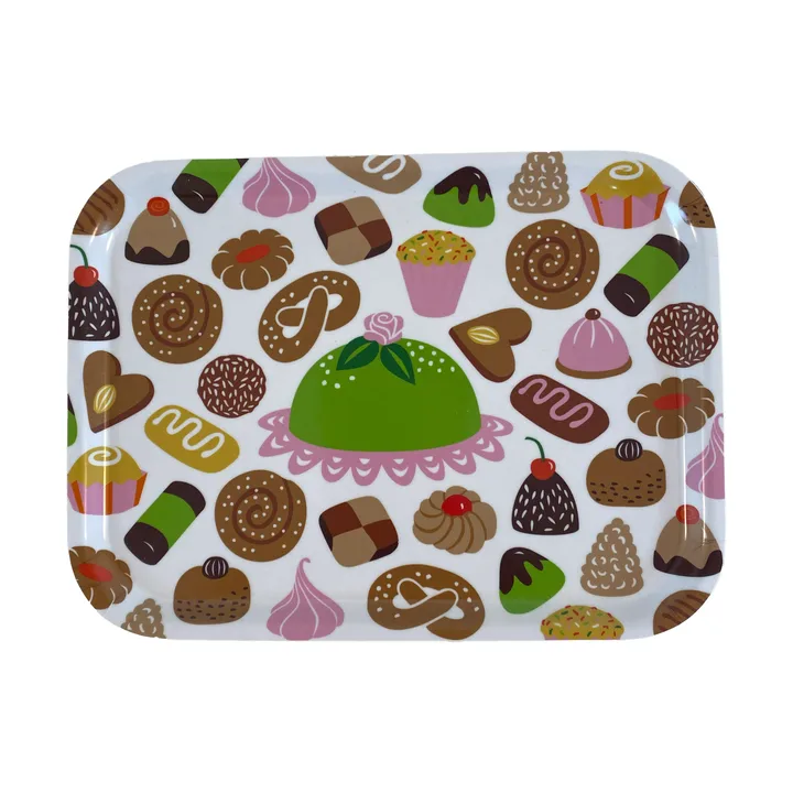 Fika serveringsbrett - 20x27 cm - Klippan Yllefabrik