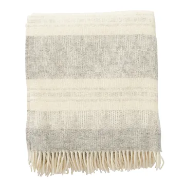 Freja ullpledd - Grå - Klippan Yllefabrik