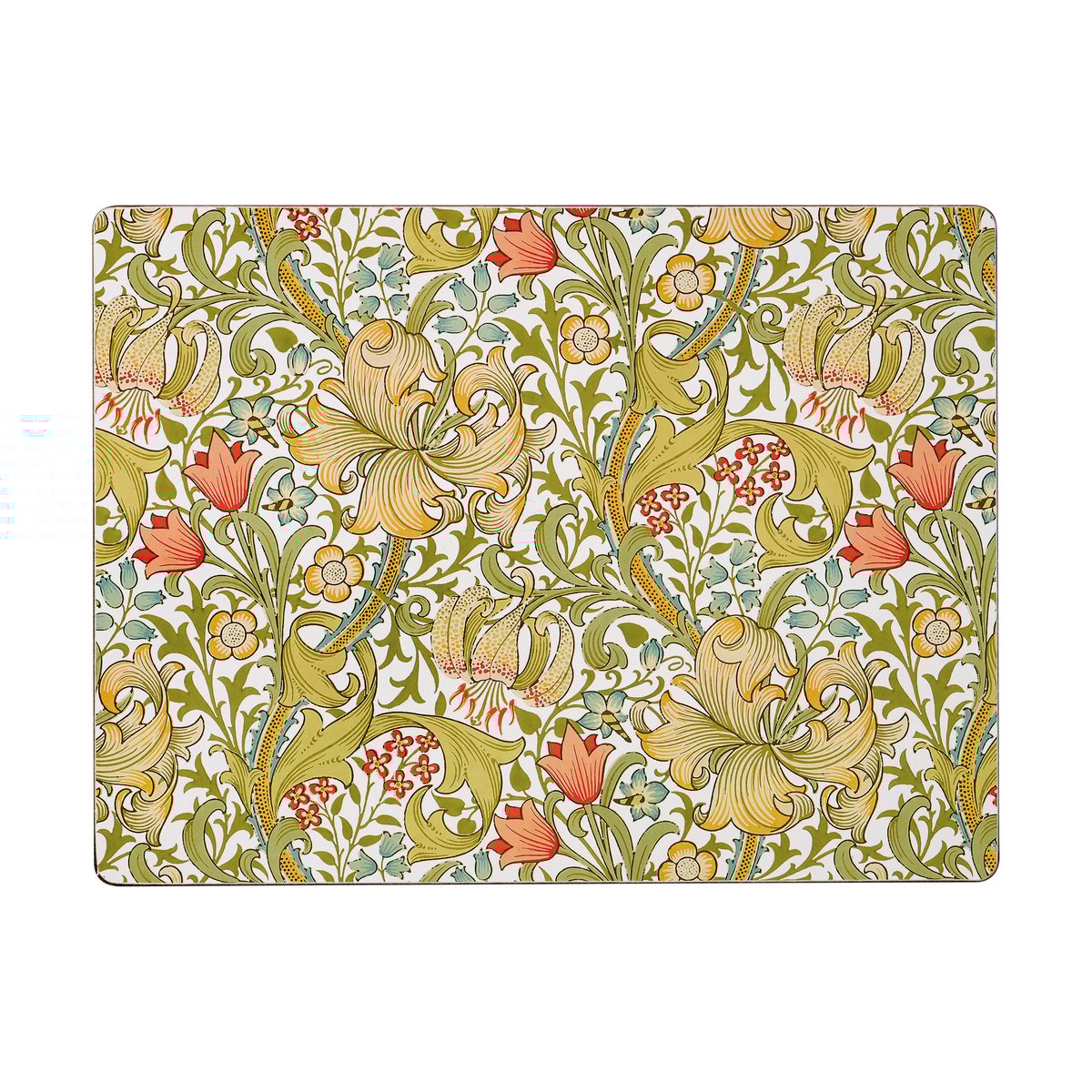 Klippan Yllefabrik Golden Lily bordbrikke 30x40 cm Multi