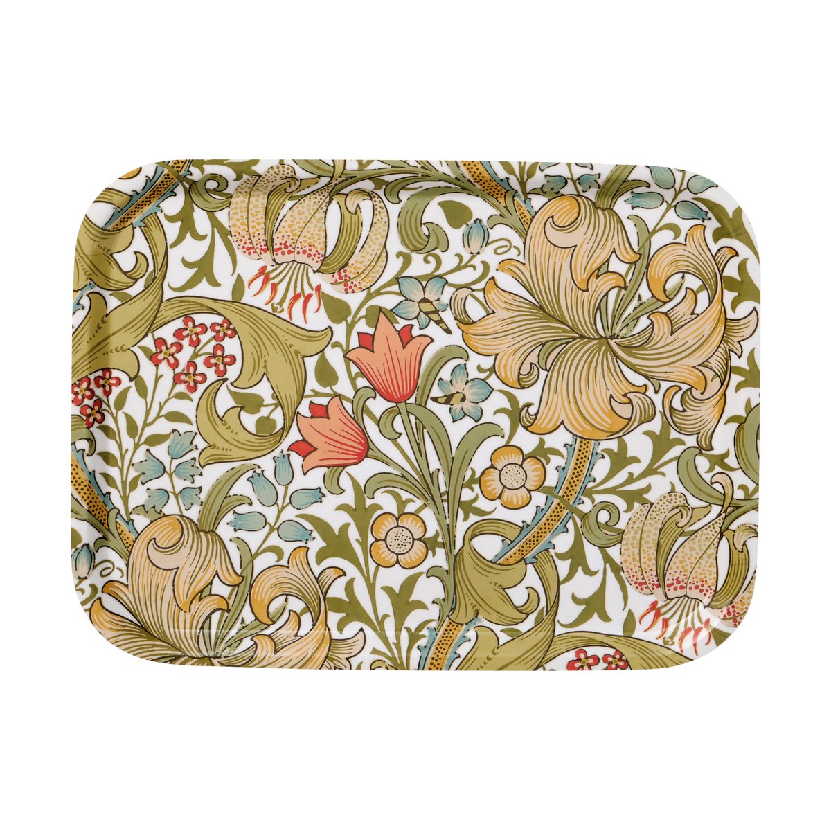 Klippan Yllefabrik Golden Lily liten brikke 20x27 cm Multi