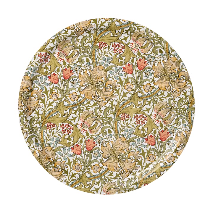 Golden Lily rund brikke Ø49 cm - Multi - Klippan Yllefabrik