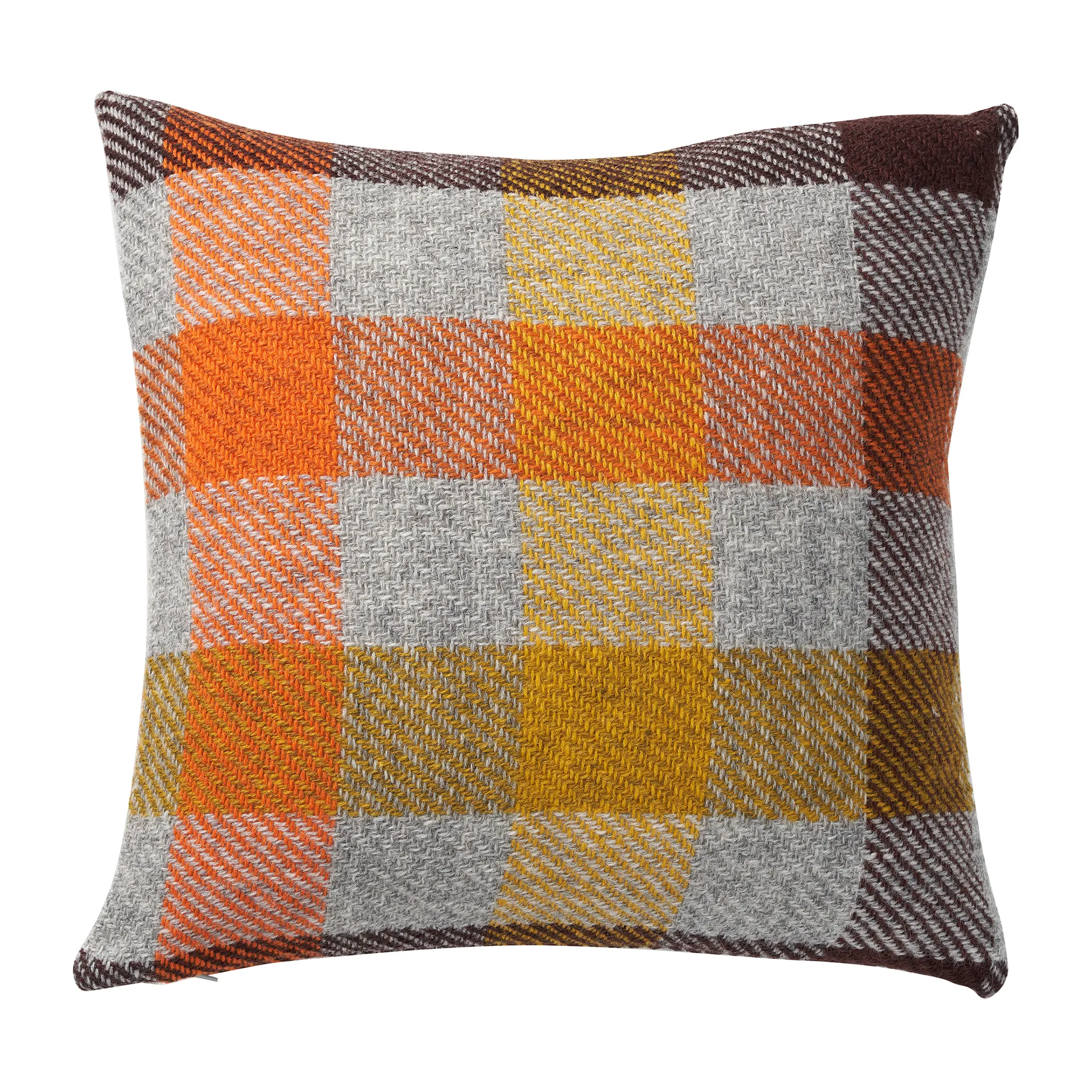 Gotland putetrekk 45 x 45 cm, Multi-gul Klippan Yllefabrik