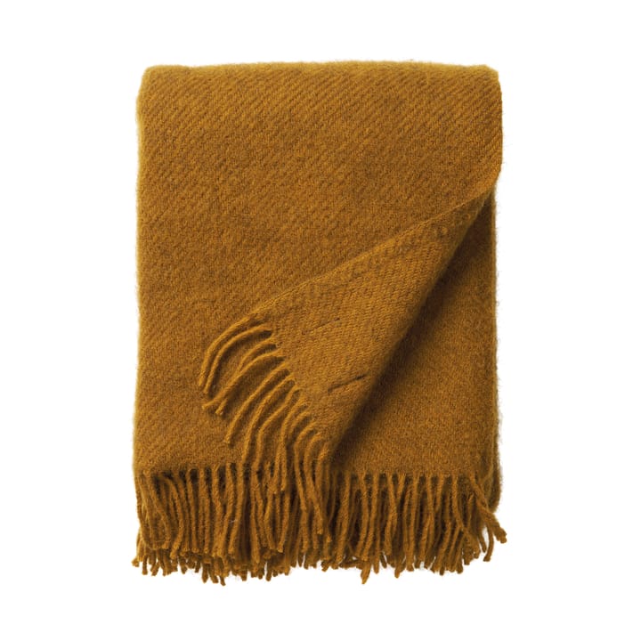 Gotland ullpledd 130x200 cm - Brown - Klippan Yllefabrik