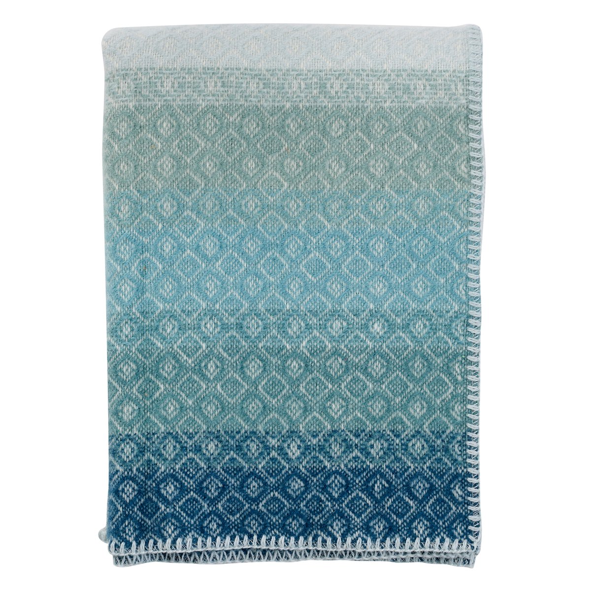 Klippan Yllefabrik Havanna barneteppe 90x130 cm Aqua multi