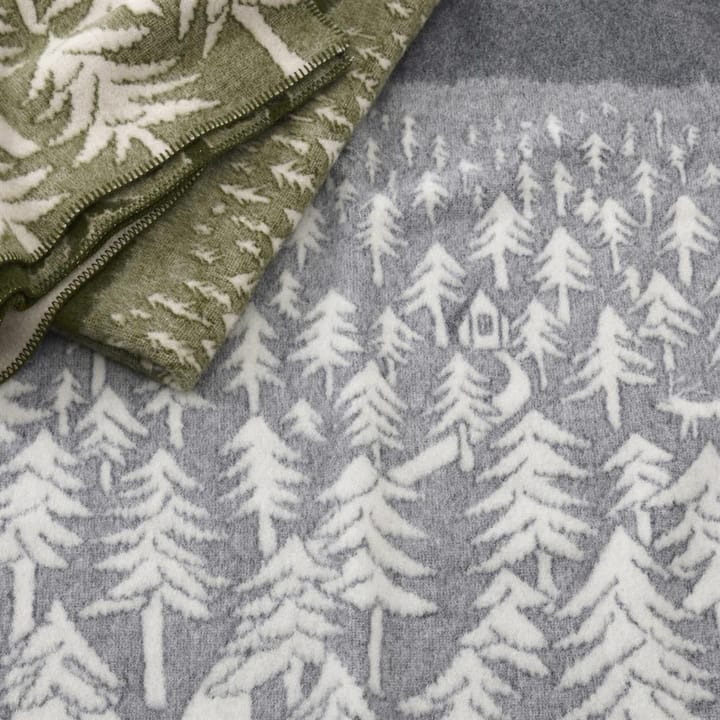 House in the forest ullpledd, grå Klippan Yllefabrik