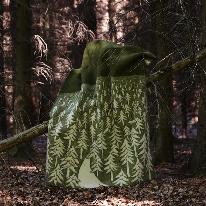 House in the forest ullpledd, grønn Klippan Yllefabrik