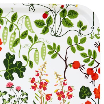 Leksand fat 20x27 cm - hvit - Klippan Yllefabrik