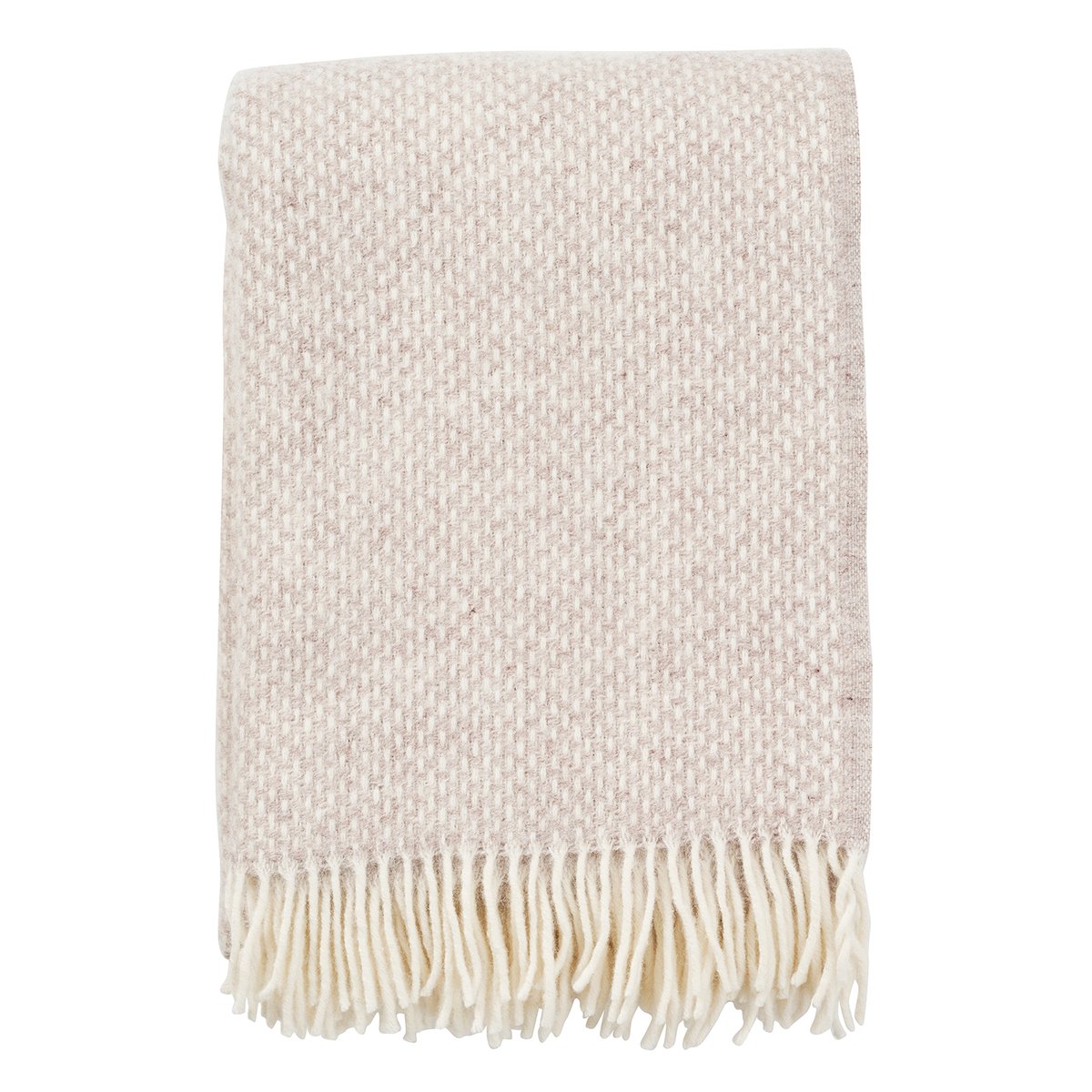 Bilde av Klippan Yllefabrik Preppy pledd Beige melange