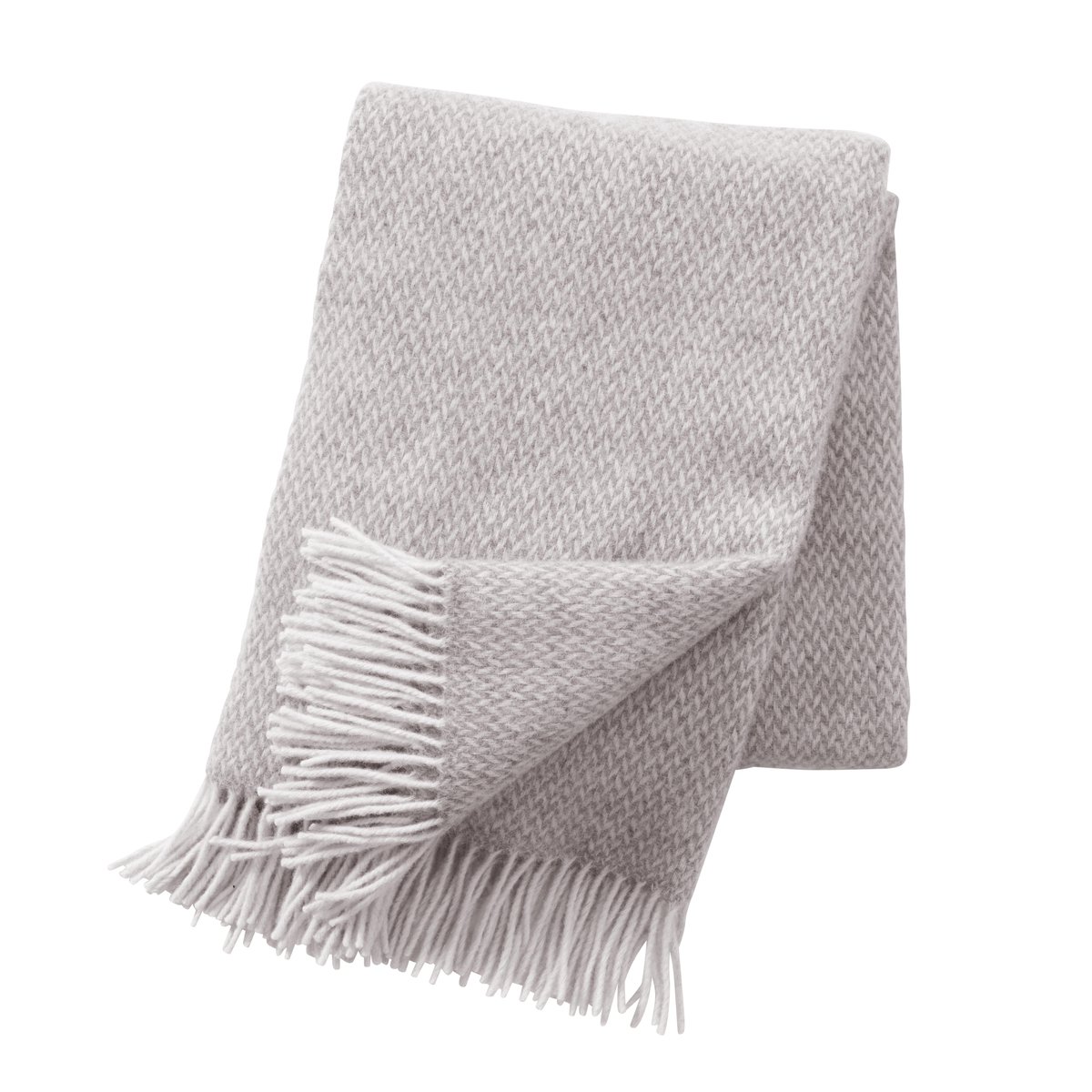 Bilde av Klippan Yllefabrik Pulse pledd ull sand (beige)