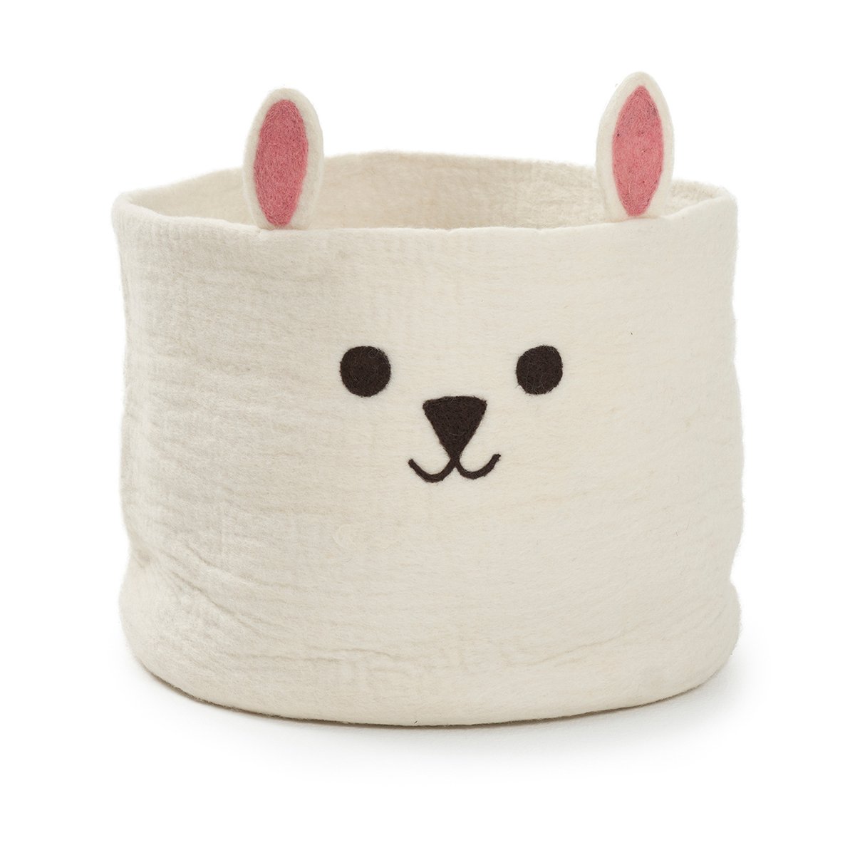 Klippan Yllefabrik Rabbit kurv Ø40 cm Hvit