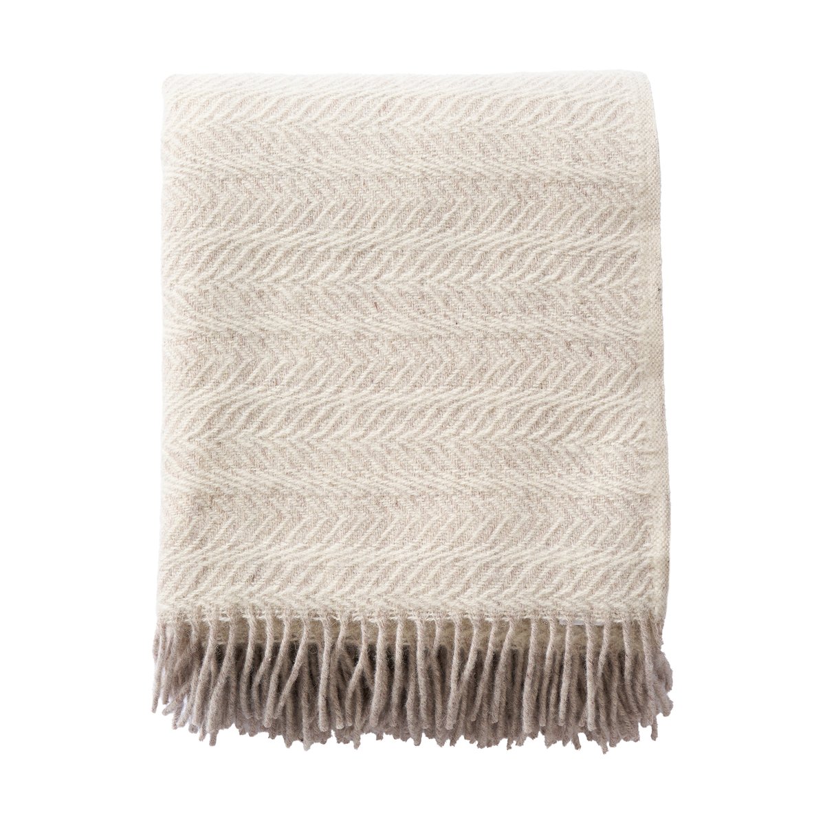Bilde av Klippan Yllefabrik Skanör pledd 130x180 cm Beige