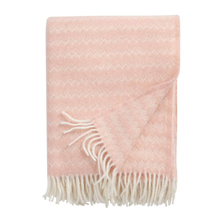 Summit ullpledd 130 x 200 cm - Rose cloud (Rosa) - Klippan Yllefabrik