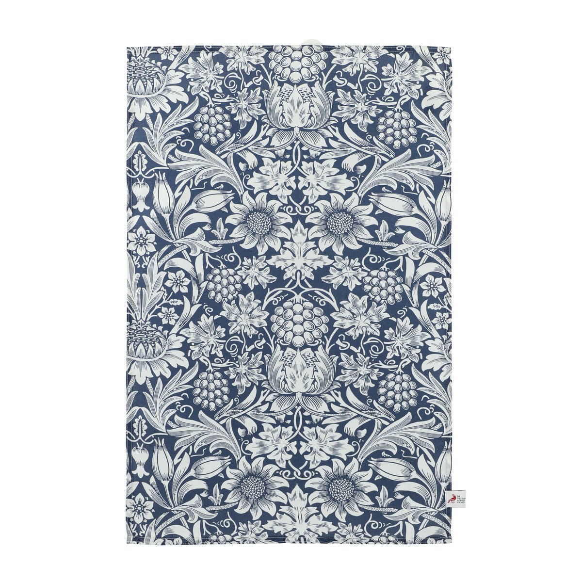 Klippan Yllefabrik Sunflower kjøkkenhåndkle 46 x 70 cm Dark denim