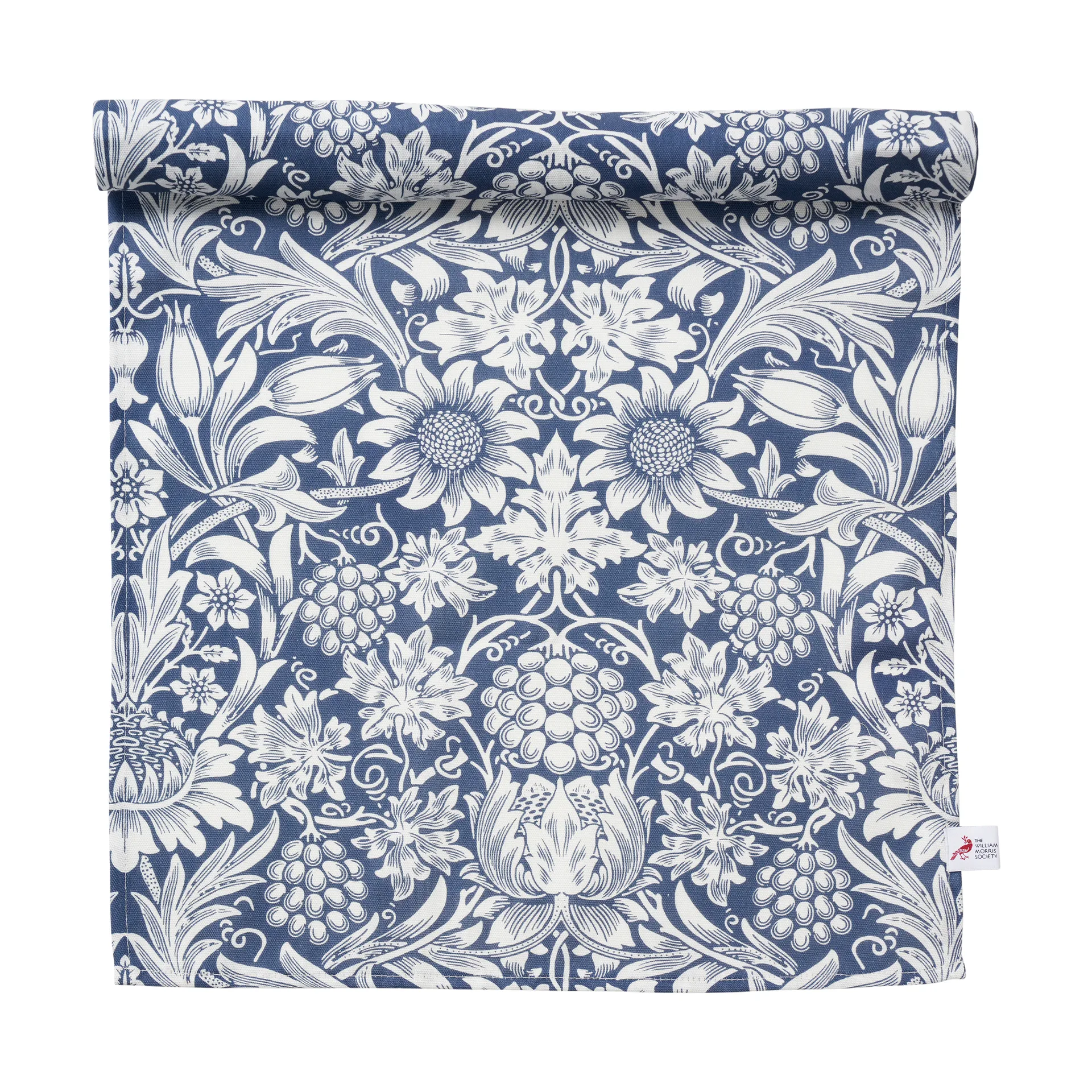 Sunflower løper 45 x 150 cm, Dark denim Klippan Yllefabrik