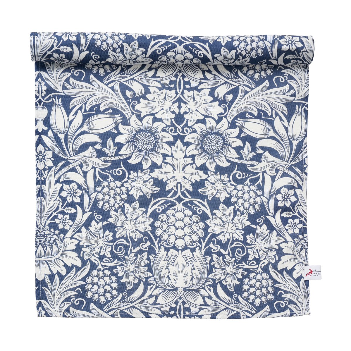 Klippan Yllefabrik Sunflower løper 45 x 150 cm Dark denim
