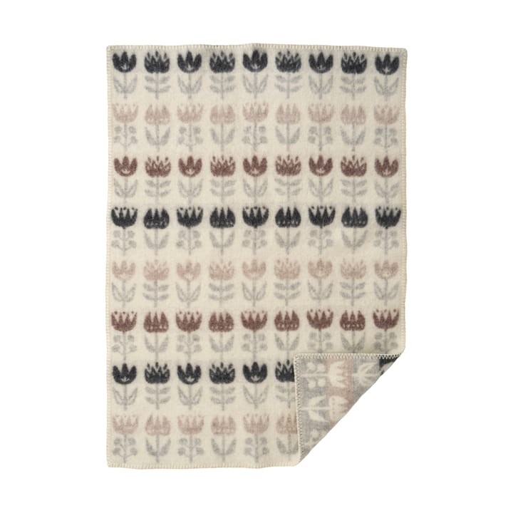 Tulip babyteppe 65x90 cm - Grey - Klippan Yllefabrik