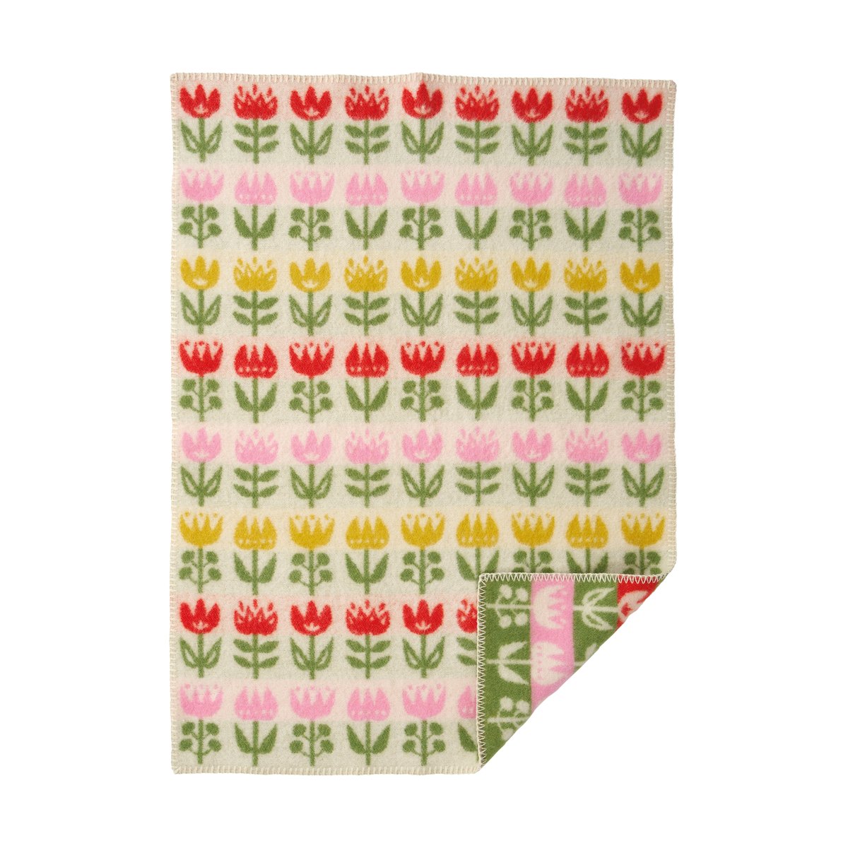 Bilde av Klippan Yllefabrik Tulip babyteppe 65x90 cm Multi