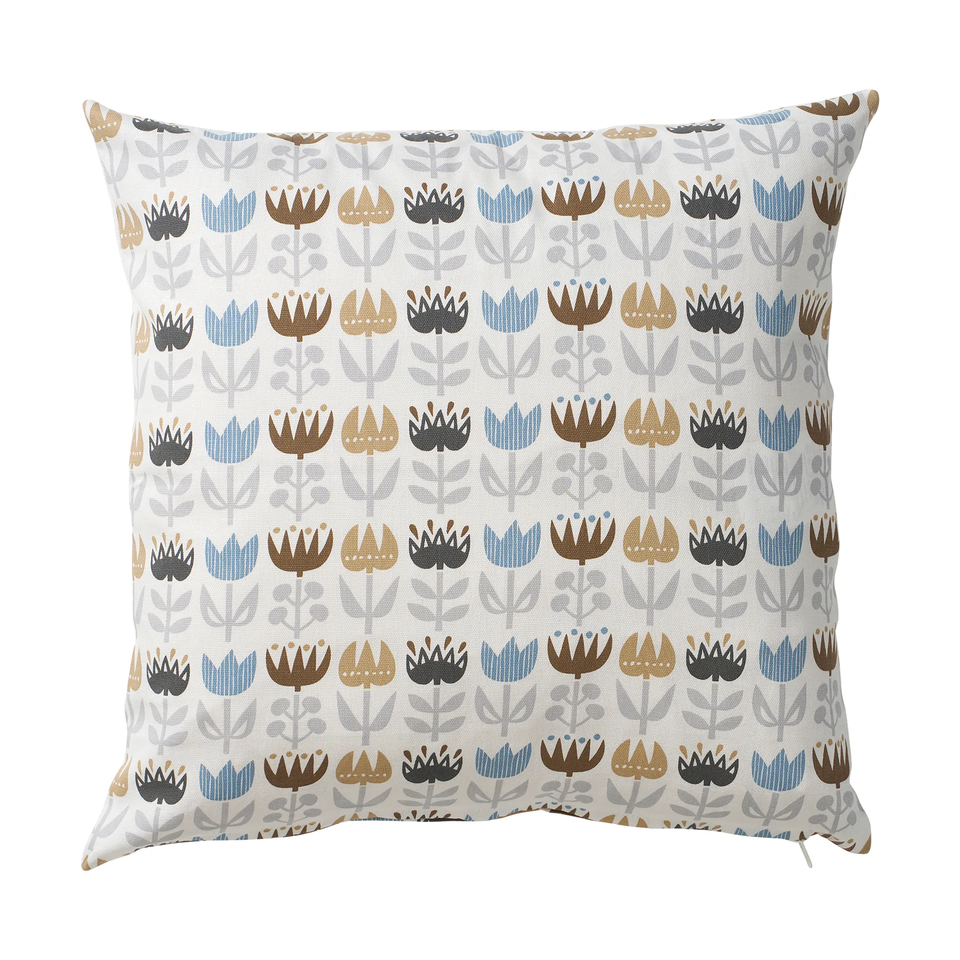 Tulip putetrekk 45x45 cm, Grey Klippan Yllefabrik