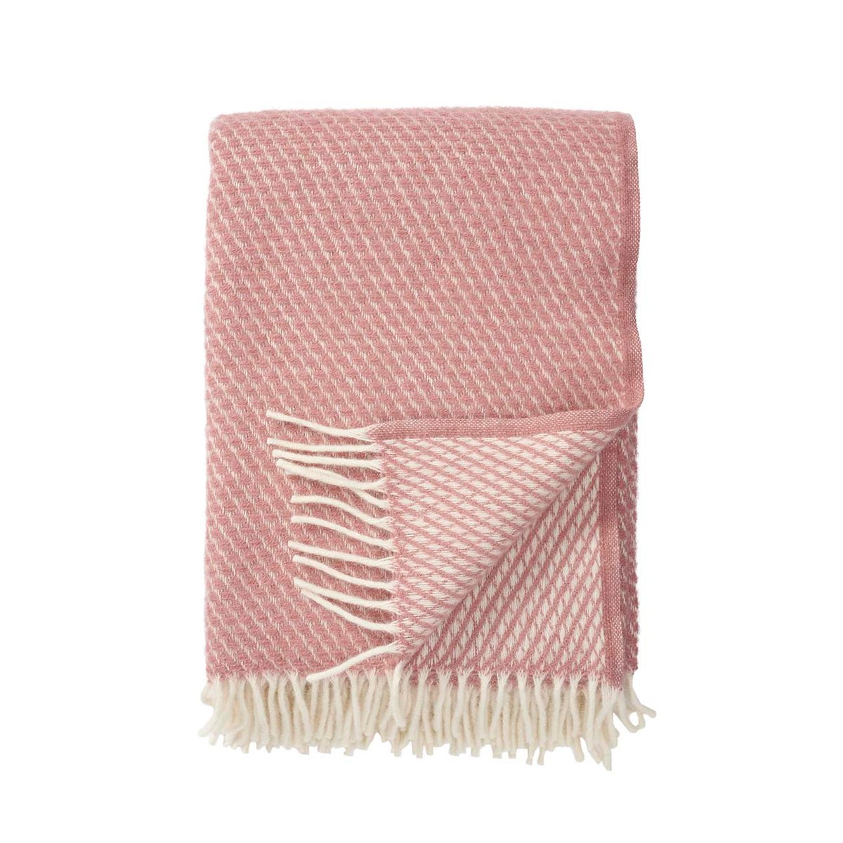 Bilde av Klippan Yllefabrik Velvet ullpledd rose