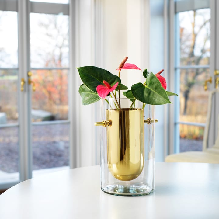 Alba sylinder vase, Messing KLONG