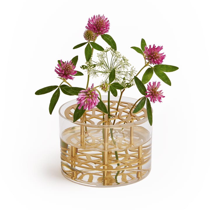 Äng vase, liten, messing KLONG