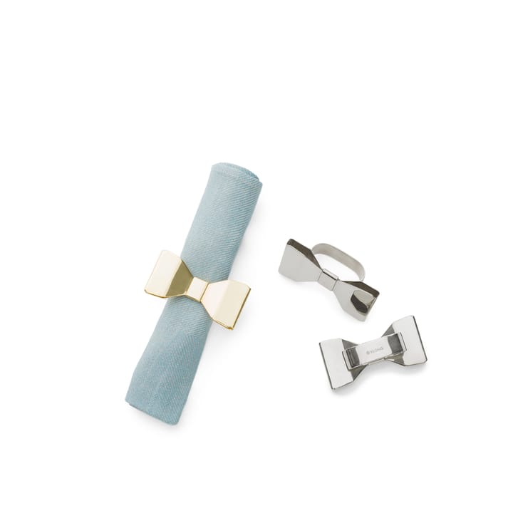 Bowie serviettring 2-pakning, Messing KLONG