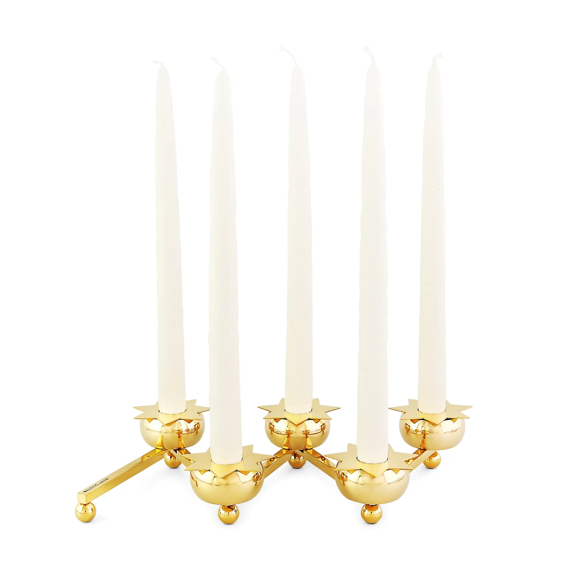 Constella manschett stjerner 5-stk., Messing KLONG