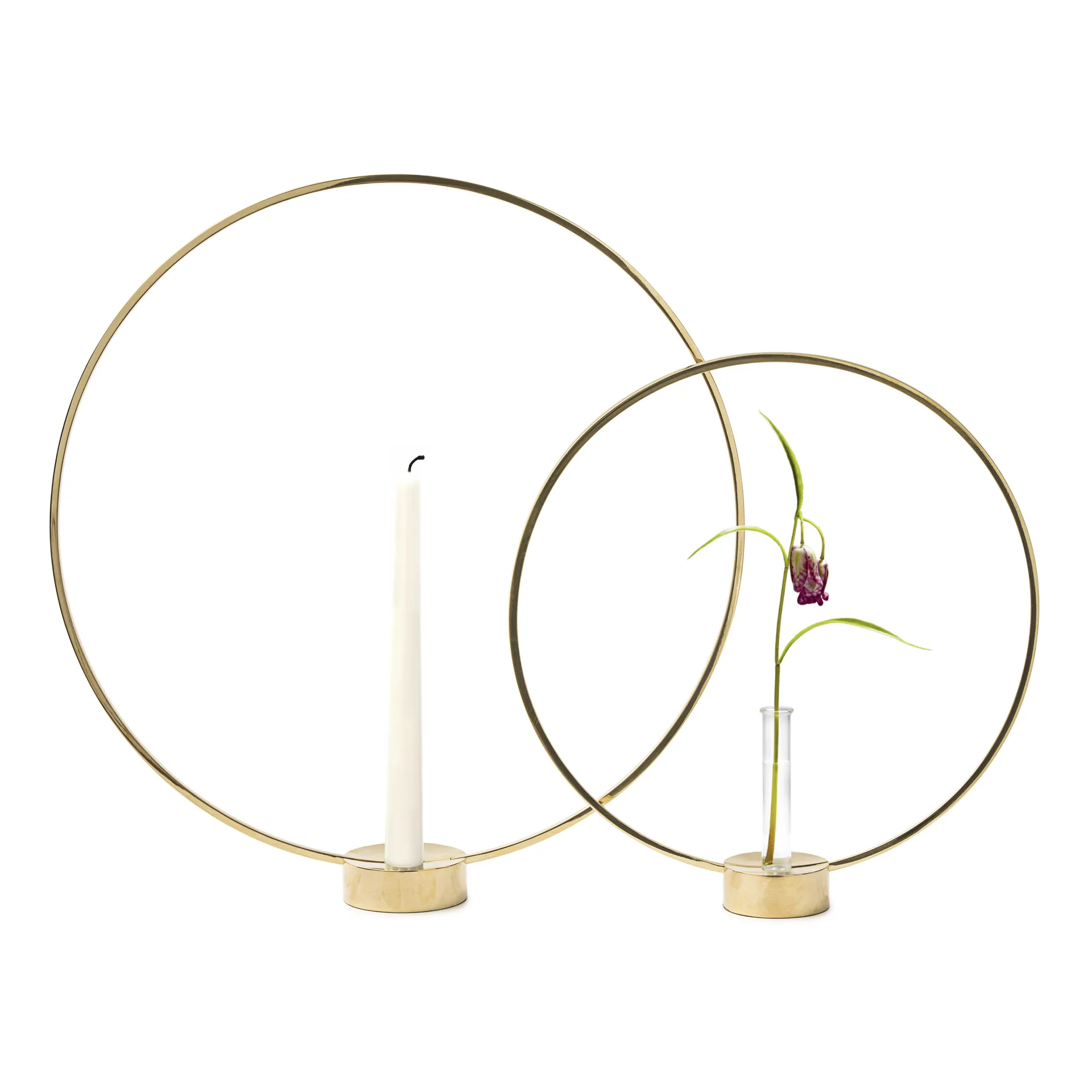 Gloria lysestake, liten, messing KLONG