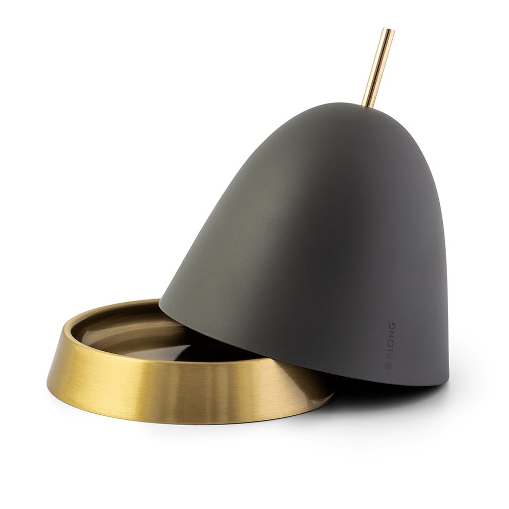 KLONG Gömma forvaring medium 16,5 cm Grå-messing