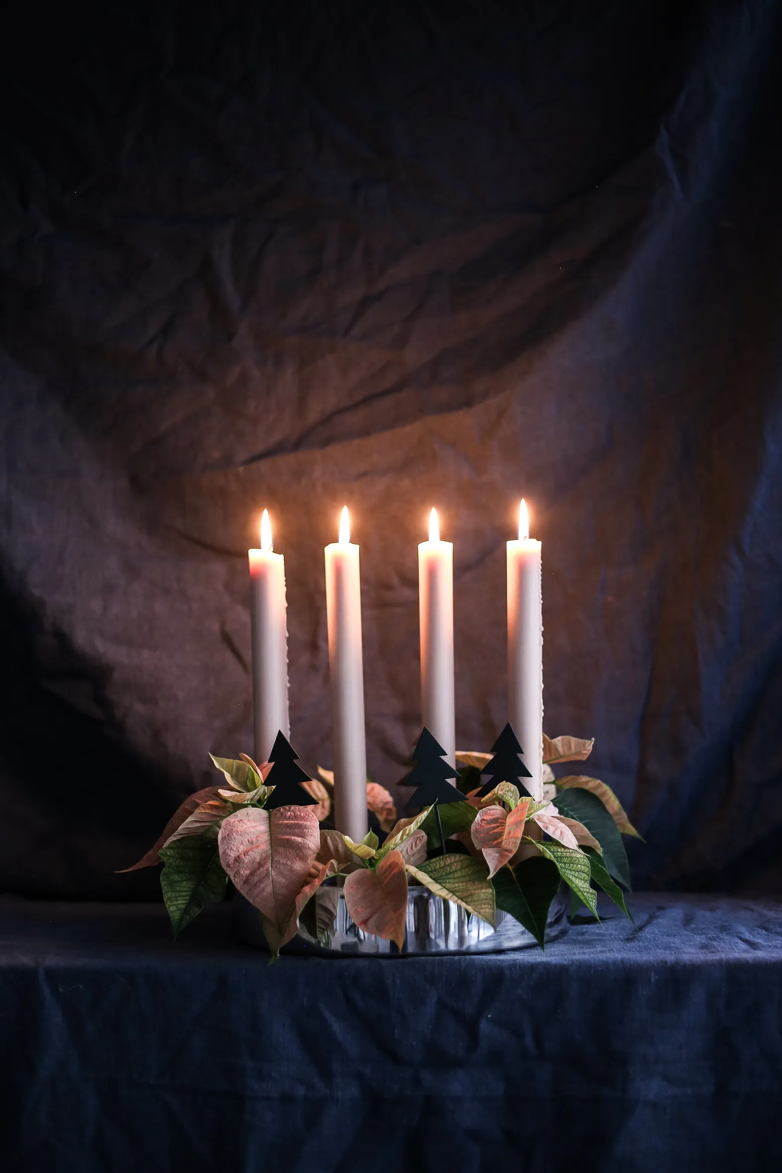 Jubel adventslysestake, Silver KLONG