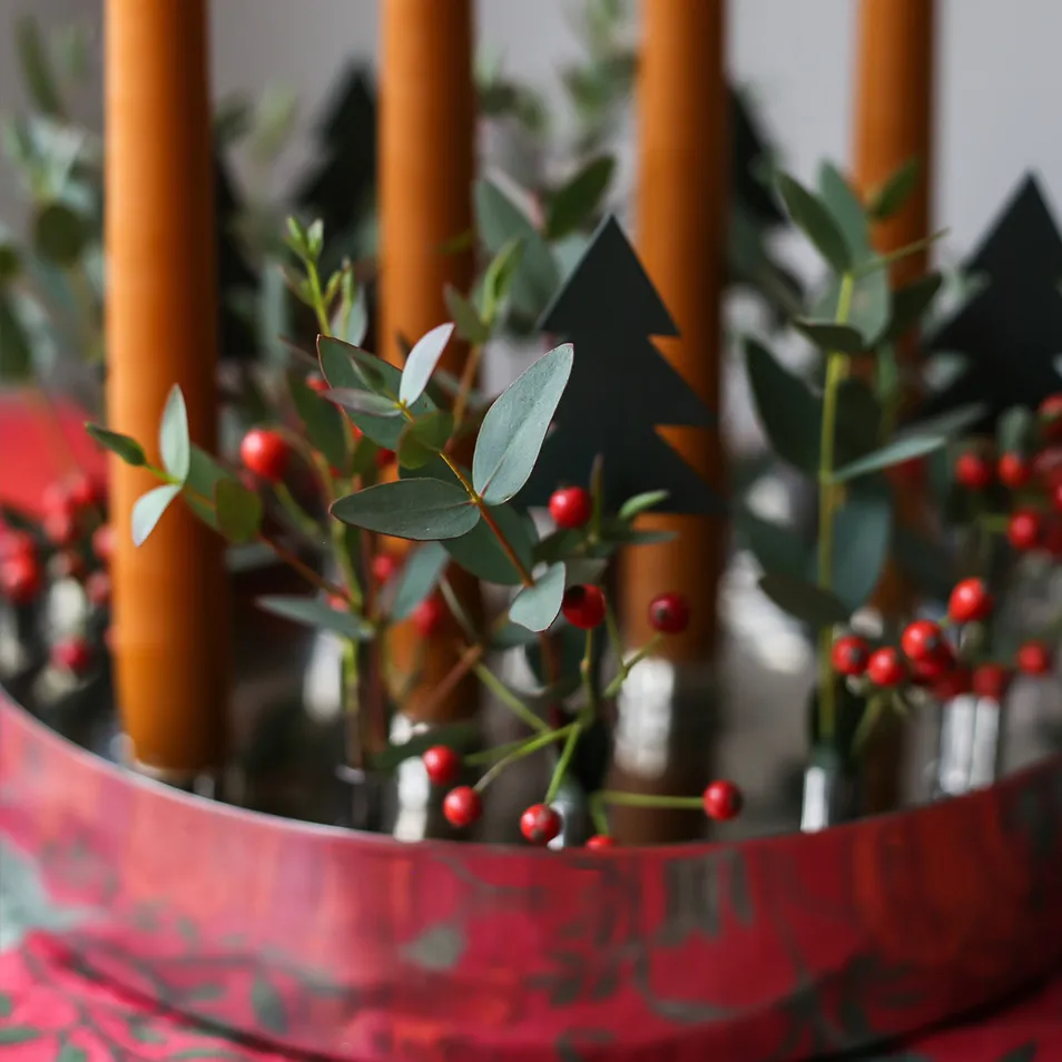 Jubel adventslysestake, Silver KLONG