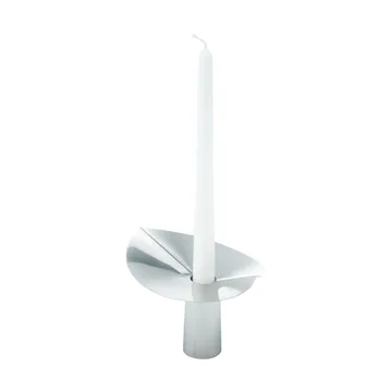 Löv vase-lysholder - Rustfritt stål. 10 cm - KLONG