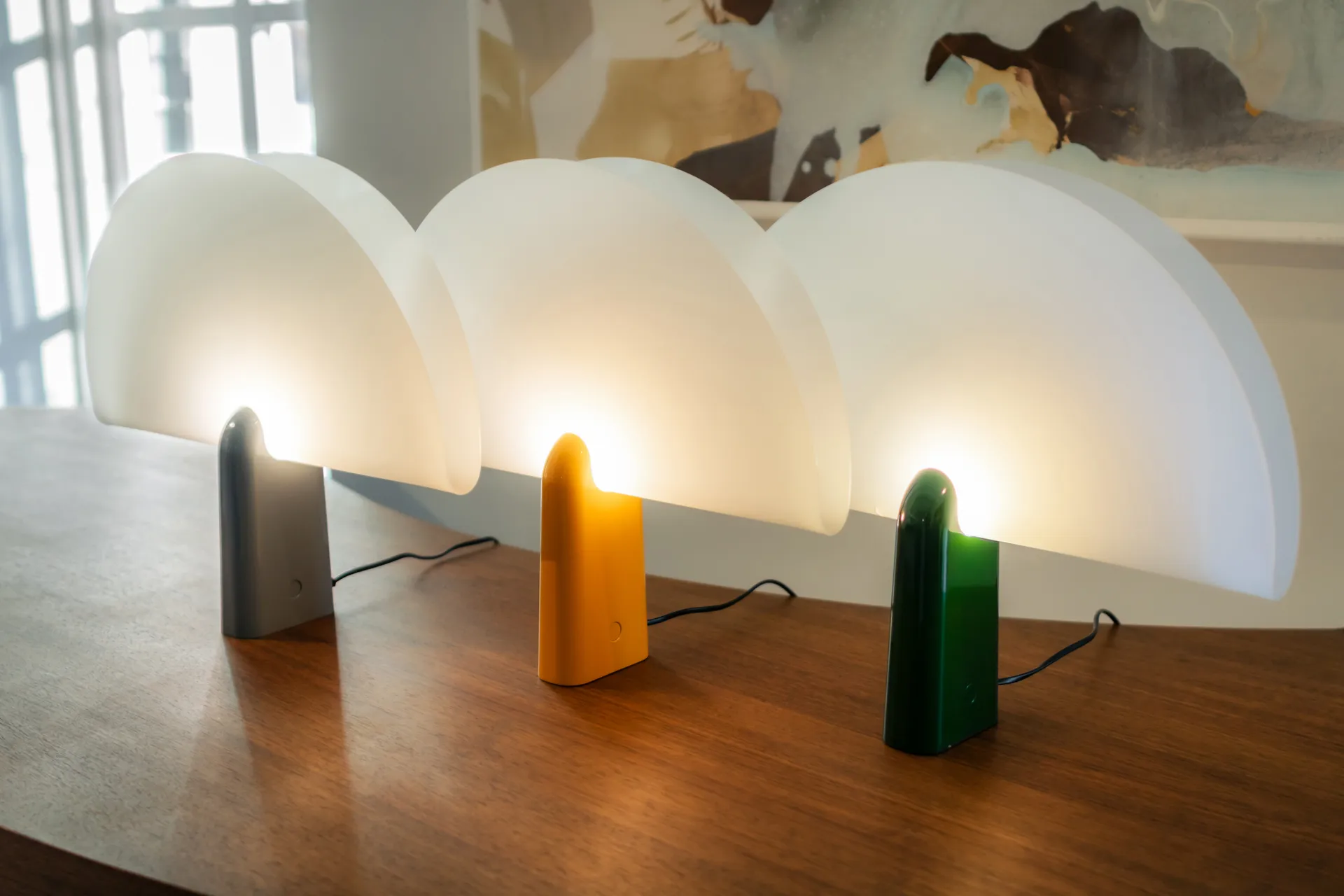 Pavo bordlampe, Grå KLONG