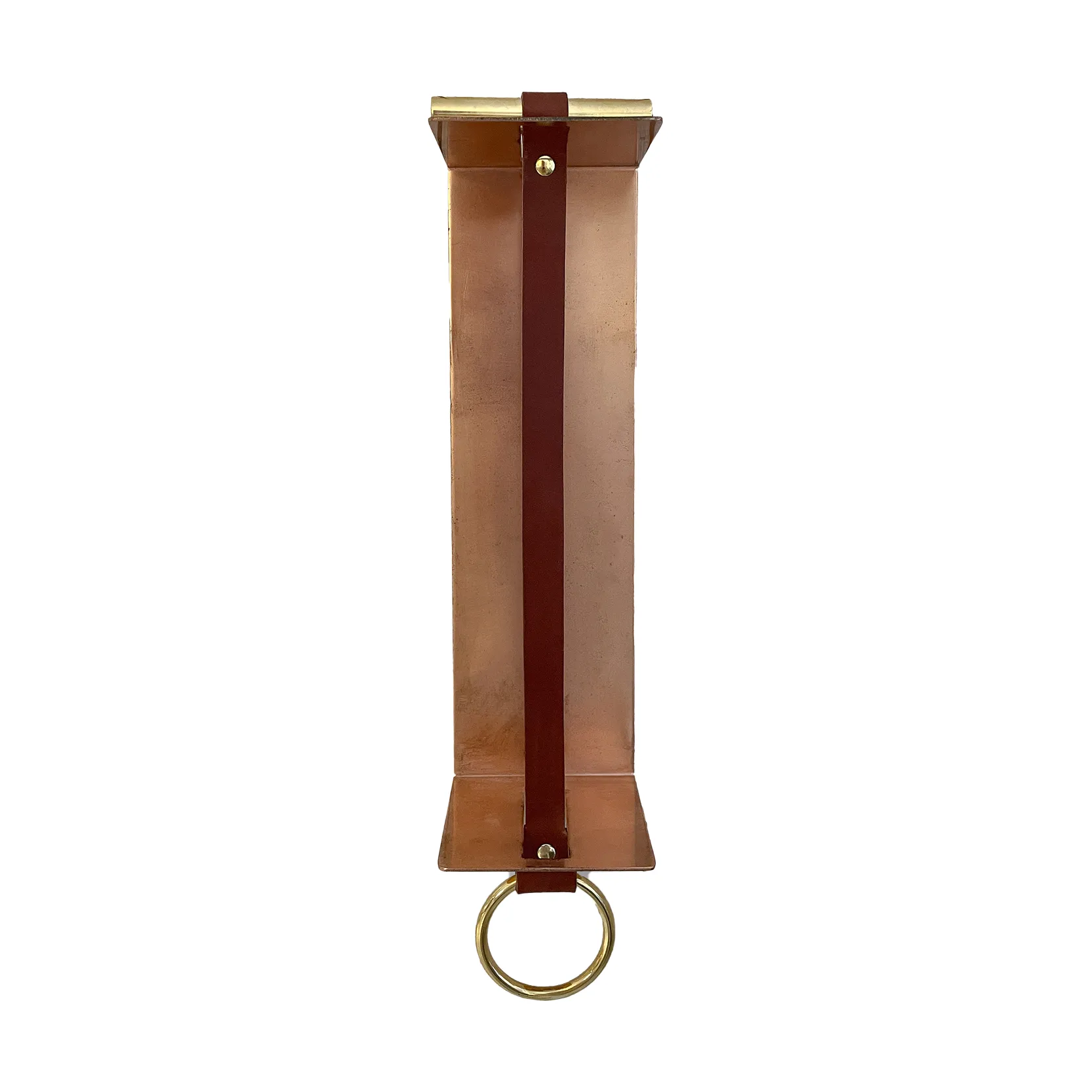 Strapp vegghylle 10x33 cm, Copper KLONG