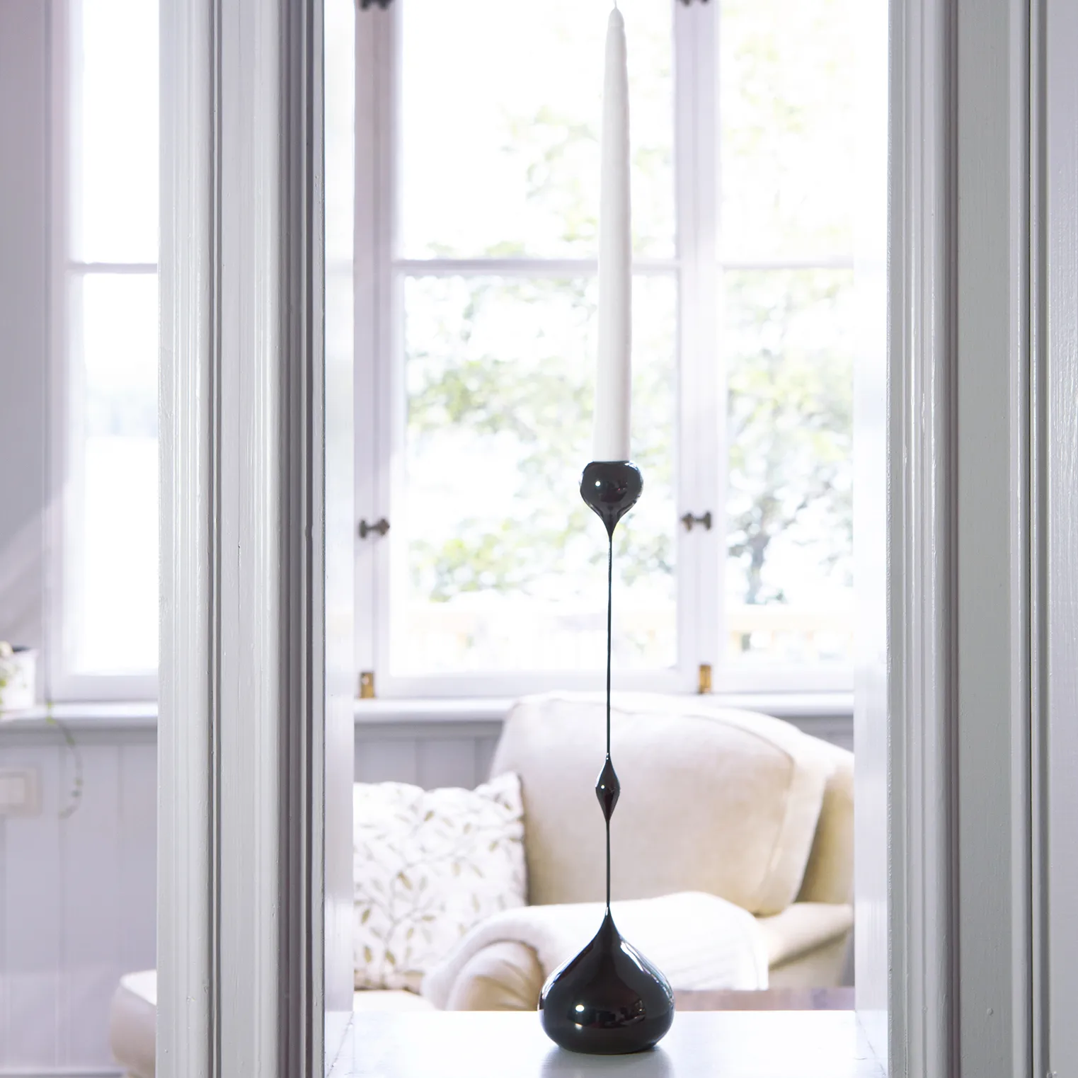 Tender lysestake høy, Svart KLONG