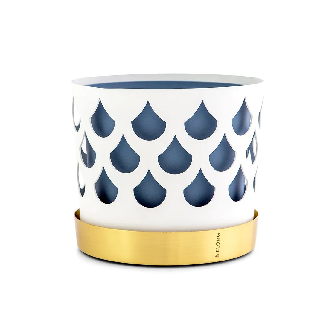 Trio krukke dråpe, medium Ø18 cm, Hvit KLONG