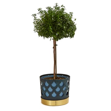 Trio krukke dråpe, stor Ø28 cm - Blå - KLONG