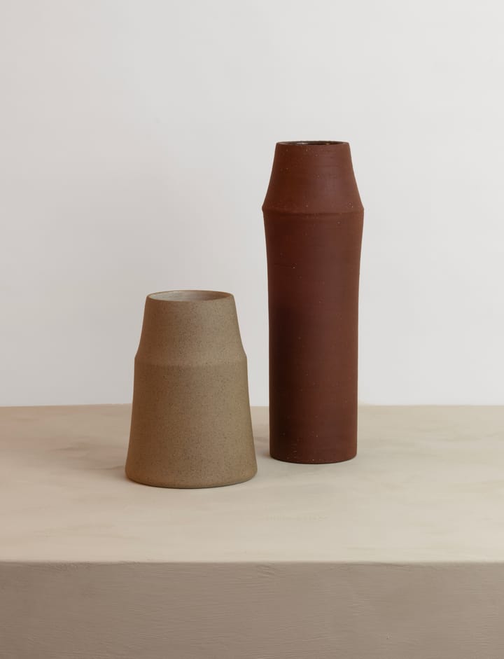 Clay vase 32 cm - Terracotta - Knabstrup Keramik