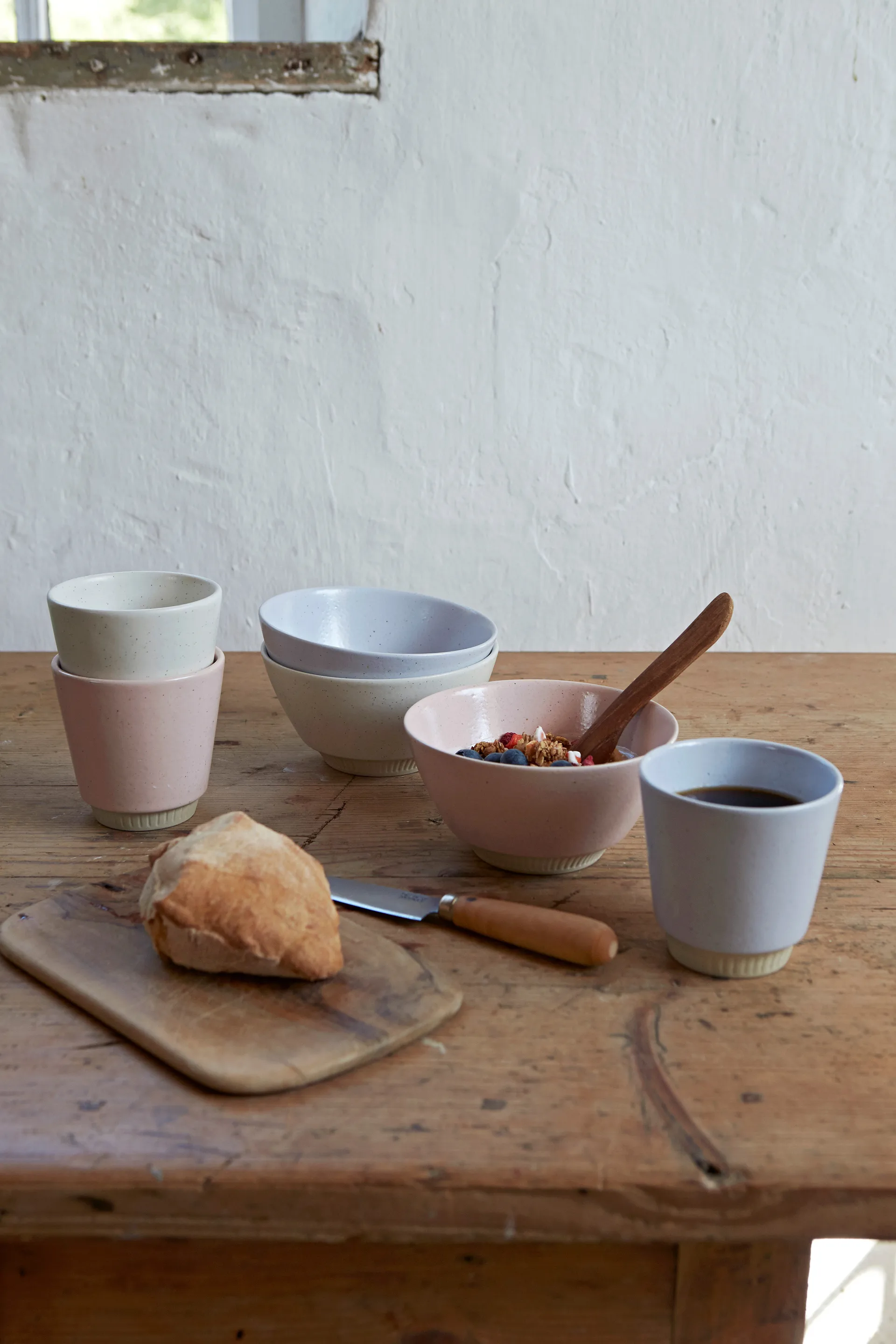 Colorit kopp 25 cl, Rosa Knabstrup Keramik