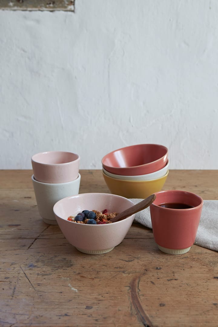 Colorit skål Ø 14 cm, Rosa Knabstrup Keramik